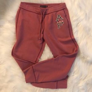Abercrombie & Fitch Pink Blue Jogger Sweatpants